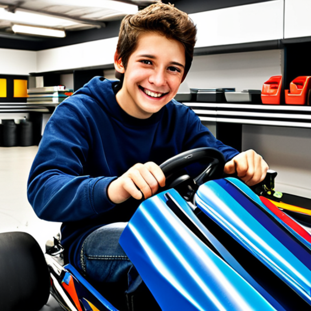 카트라이더 초보자용 영상 콘텐츠 - Beginner Kart Choice**

A young, smiling person (male or female, specify if desired) fully clothed i...