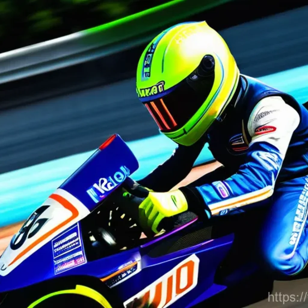 카트라이더 초보 유저와 팬아트의 조화 - **Prompt 1: High-Speed KartRider Drift**
    "A dynamic, medium shot of a determined, youthful femal...