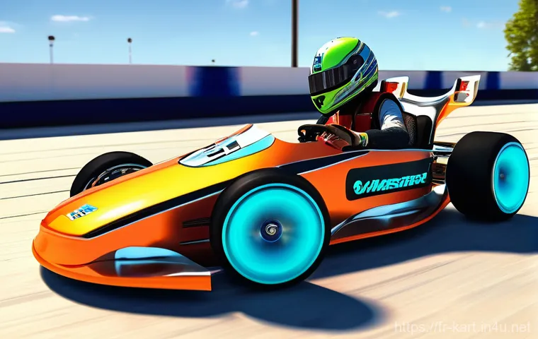 카트라이더 새로운 기능 리뷰 - **Ultimate Kart Customization Showcase:**
    A vibrant, high-definition image of a sleek, futuristi...