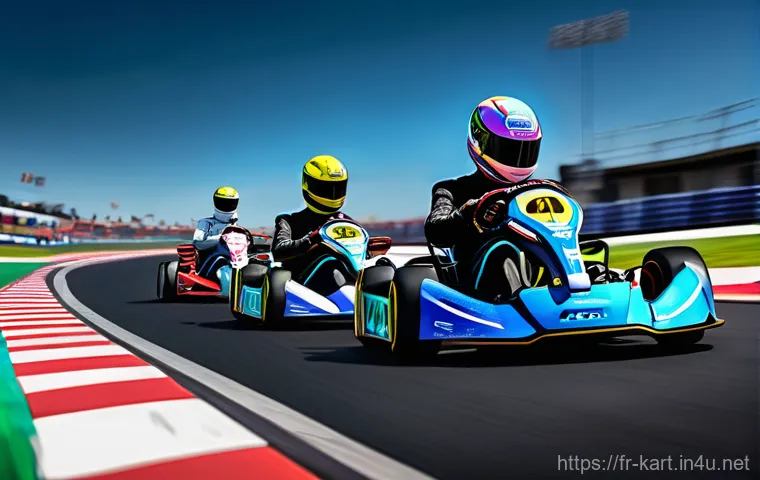 카트라이더 새로운 기능 리뷰 - **"Chaos Chrono" Race Mode in Action:**
    A dynamic and exciting wide-shot image capturing multipl...