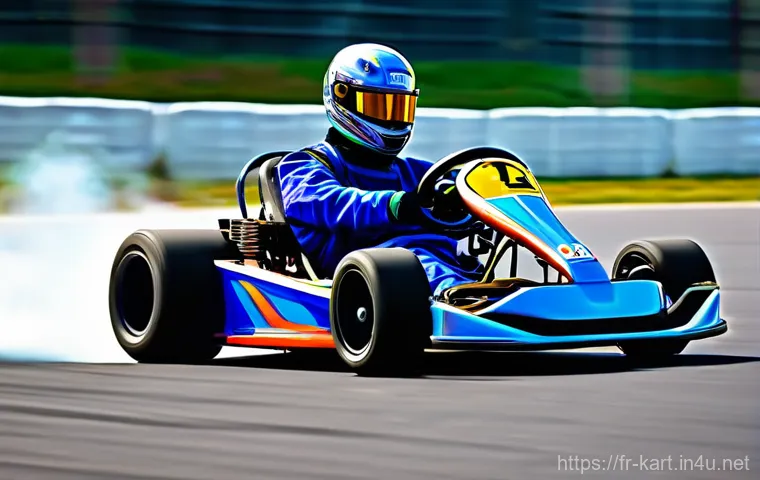 카트라이더 초보 유저를 위한 글로벌 공략 사례 - **High-Octane Drift Mastery**
    A dynamic, eye-level shot of a sleek, brightly colored racing kart...