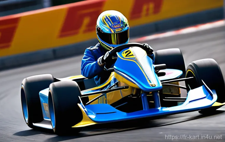 카트라이더 신규 캐릭터와 업데이트 공략 - **Prompt 1: The Grand Farewell Lap**
    "A group of diverse KartRider characters, including Brodi a...