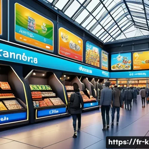 Home 33 카트라이더 아이템 교환 시장 이용법 - A dynamic digital marketplace scene from KartRider featuring a bustling exchange hub with diverse pl...