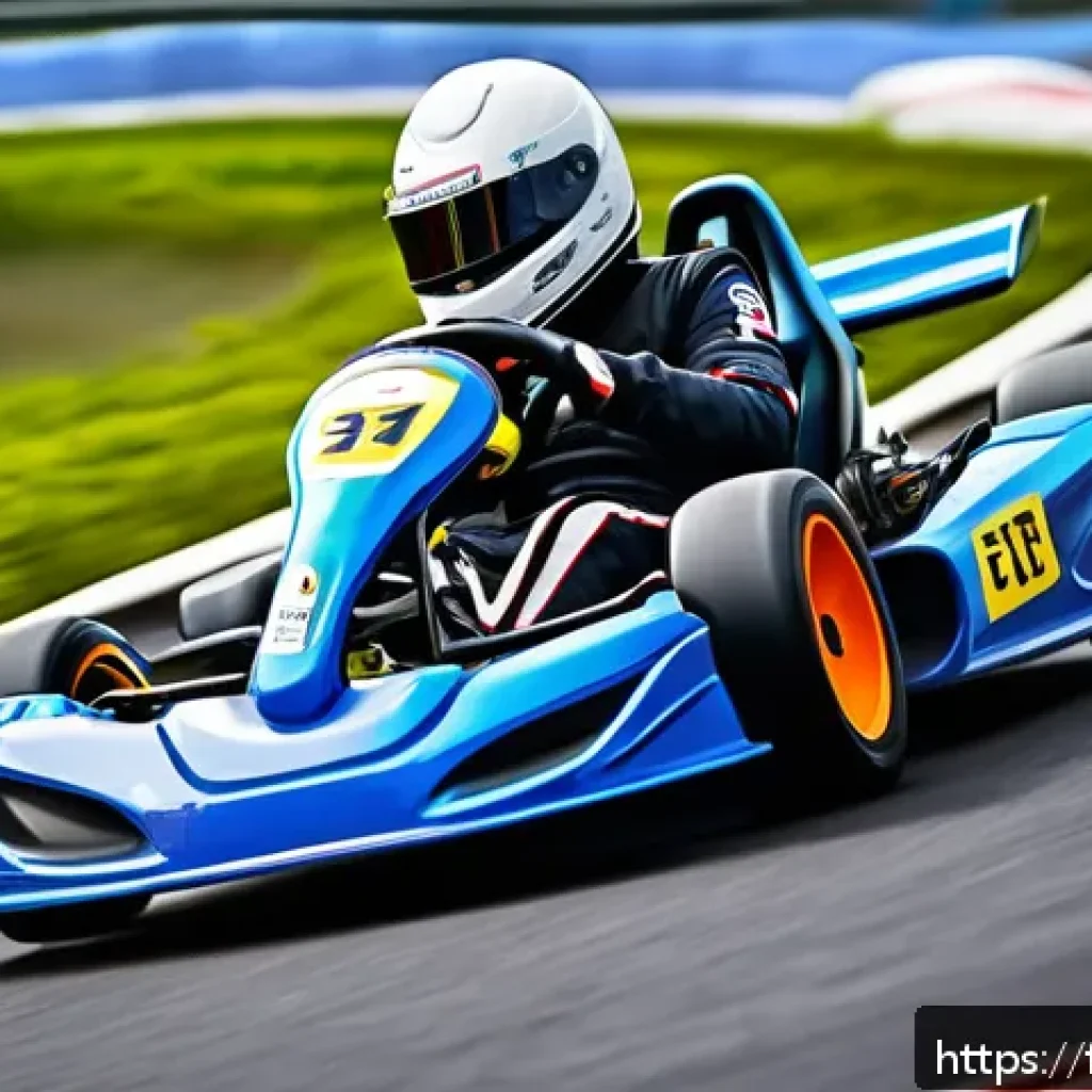카트라이더 신규 업데이트와 드리프트 기술 - A dynamic kart racing scene on a winding, colorful track set in a bright, sunny environment with lus...